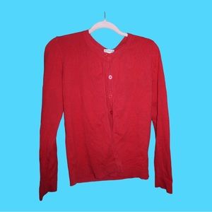 Solid Button Front Cardigan